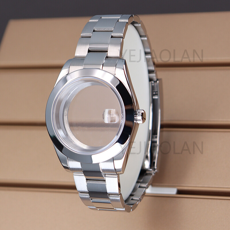 36mm/40mm Steel Watch Case nh35 Oyster strap 316L Stainless Steel For Seiko NH35