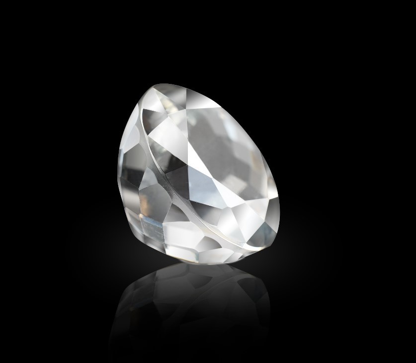 Round Cut Loose Gemstone AAA Natural White Topaz Faceted For Assorted Jewelry