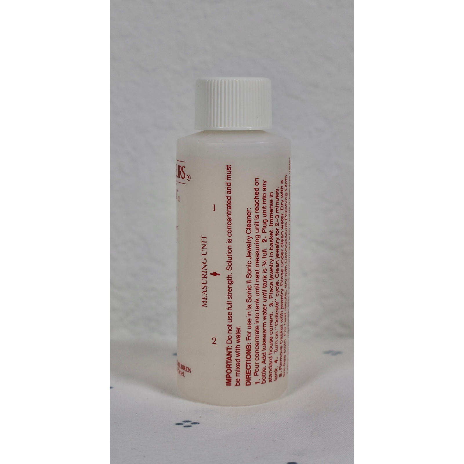 Connoisseurs la Sonic Jewelry Cleaner Concentrate Delicate Formula 2 fl oz