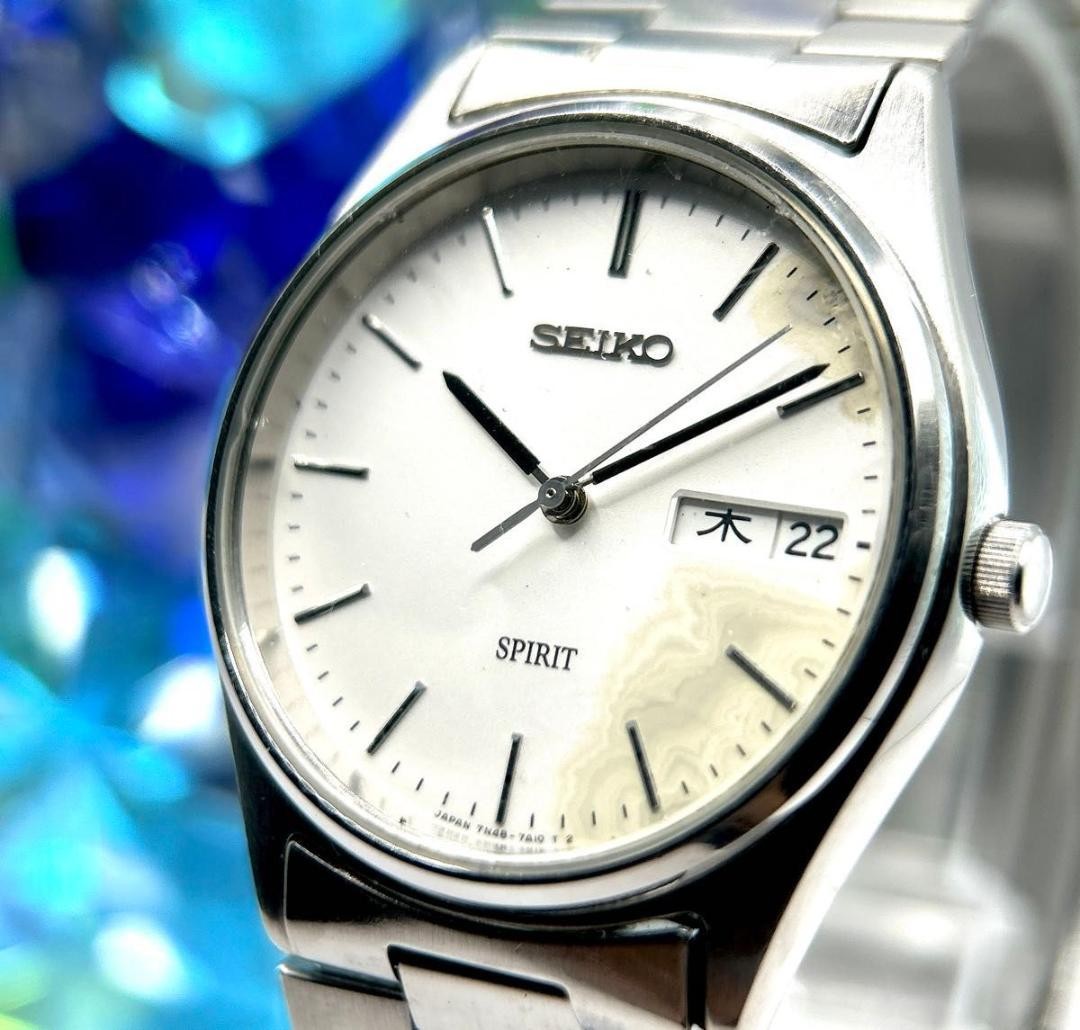 SEIKO Seiko Spirit Men’s Quartz Day-Date Vintage Watch