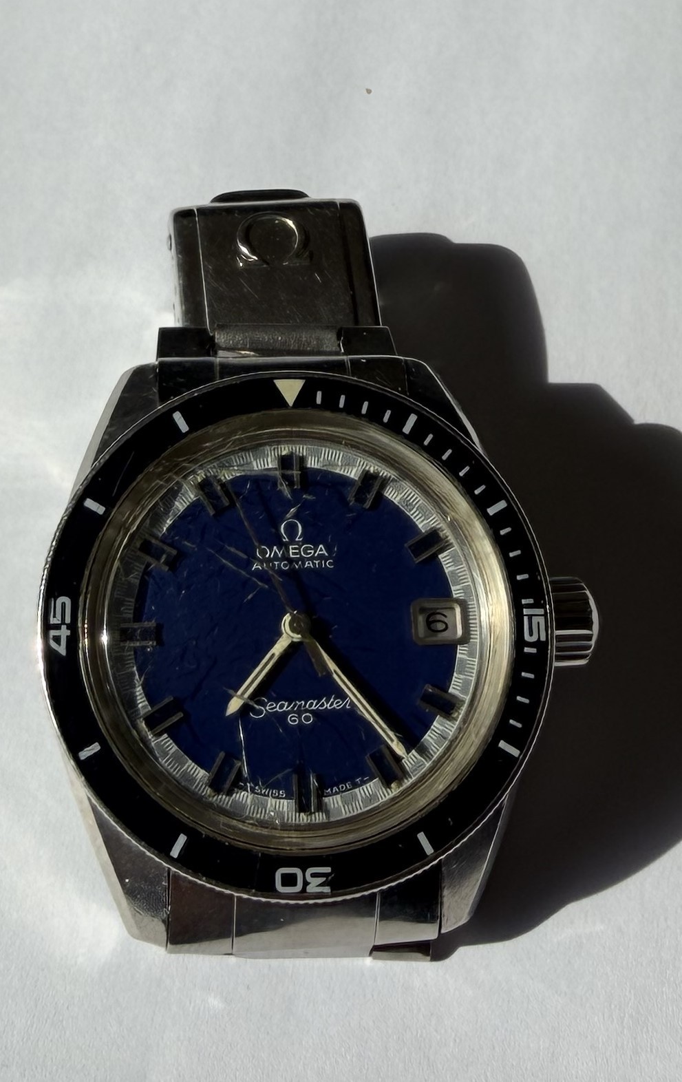 Omega 166.062 Seamaster 60 Big Crown (ideal for restoration) 37mm ~1969