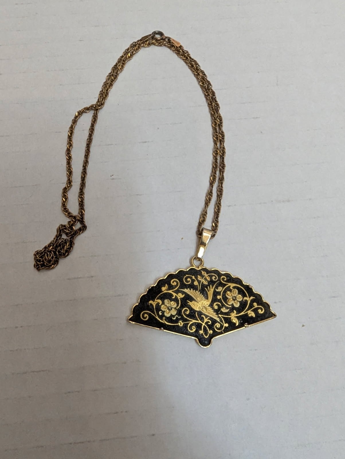 Damascene ,Spain Gold Plated Hand Crafted.