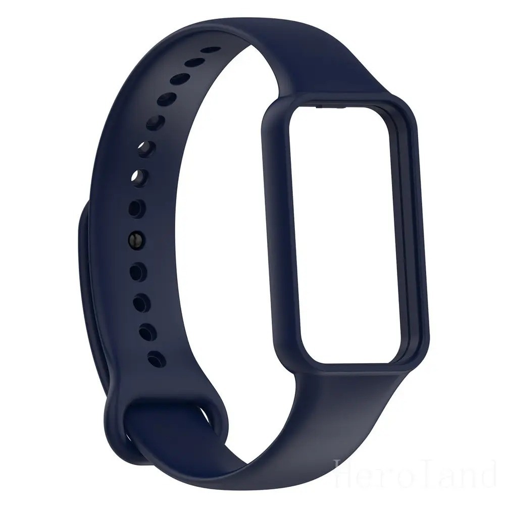 Silicone Strap for Amazfit Band 7 Replacement Bands Soft Adjustable Wristbands