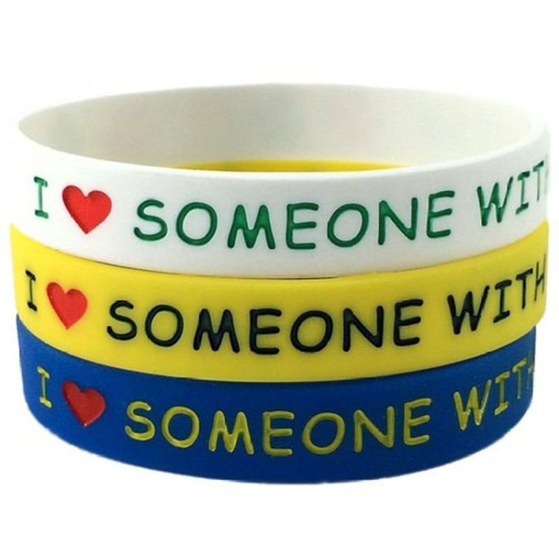 4 Pack Silicone Bracelets Wrist Bands Medical Alert Health Survival Awareness