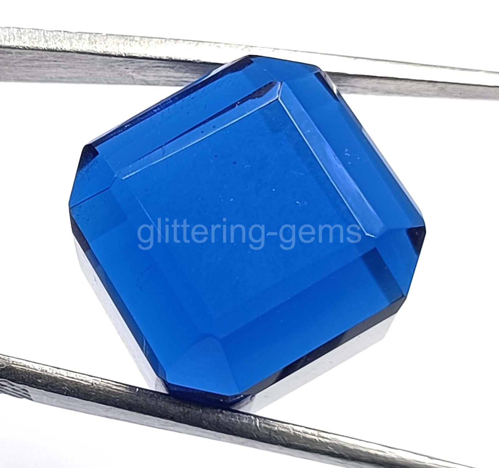 Natural 65.95 Ct Sri Lanka Blue Sapphire Cube Cut | IGL Certified Loose Gem 5JOR