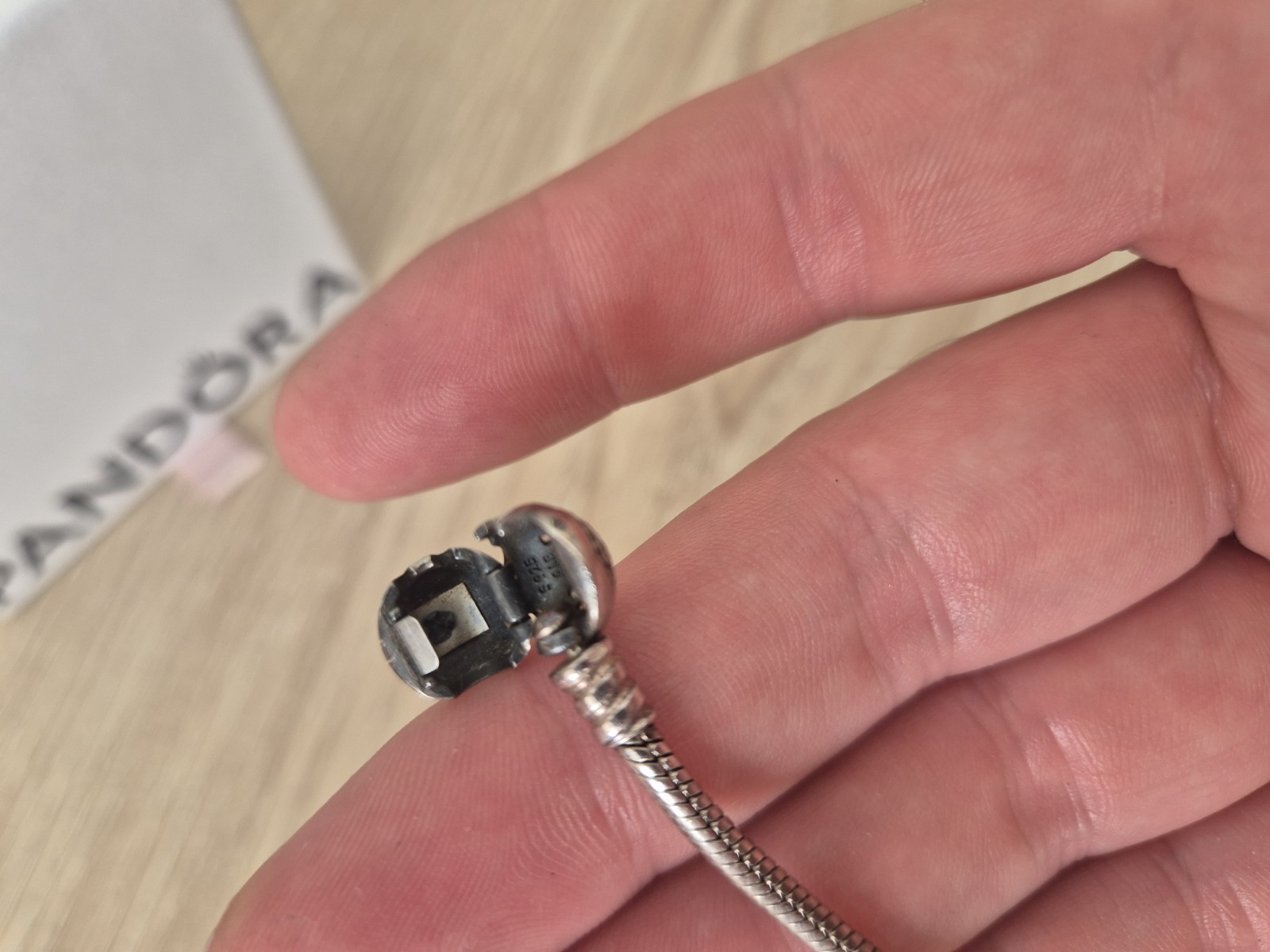 Pandora Moments Heart Clasp Bracelet 20cm Sterling Silver • Boxed