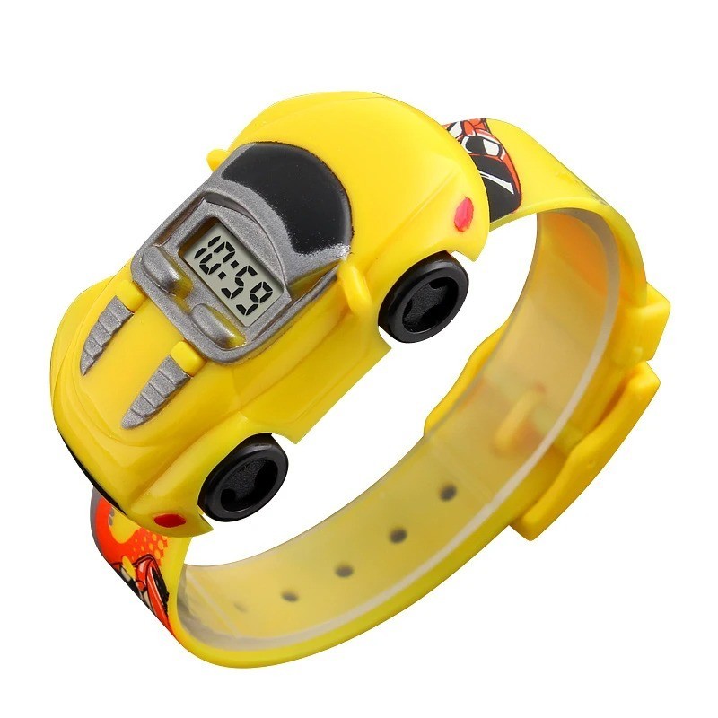 SKMEI Kids Car Cartoon Watch Boys Girls Quartz Wristwatch Birthday Gift New