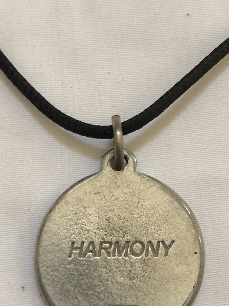 Made in USA Native American Hand Crafted Black Silver Necklace HARMONY New
