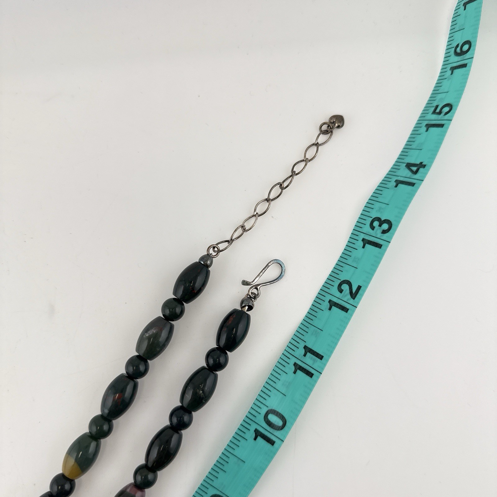 Jay King Necklace Earrings Set Lot Teal Green Blue Beaded Sterling Silver DTR