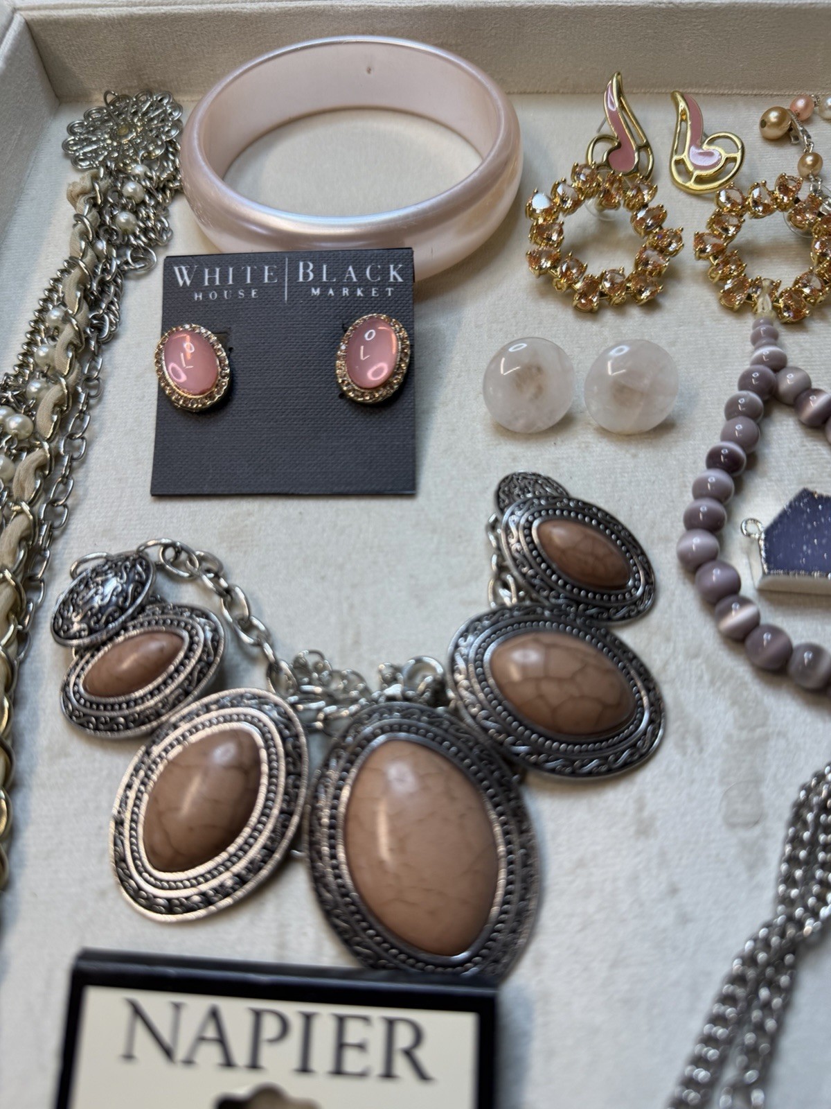 10pc Fashion Jewelry Lot Necklace Earrings