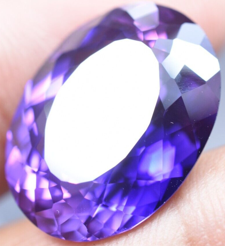 Natural 24.70 Ct Boysenberry Sapphire GGL Certified fabulous Loose Gemstone
