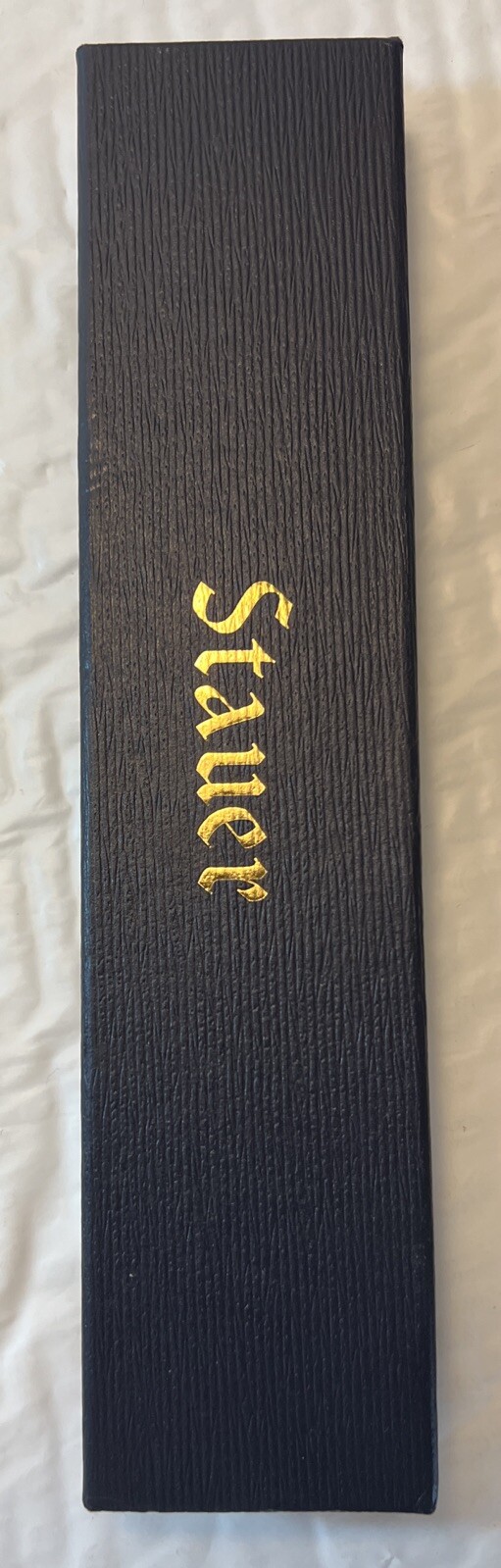 Stauer Noire Black Men’s Automatic Watch 27 Jewels Moon Phase 14587 Original Box