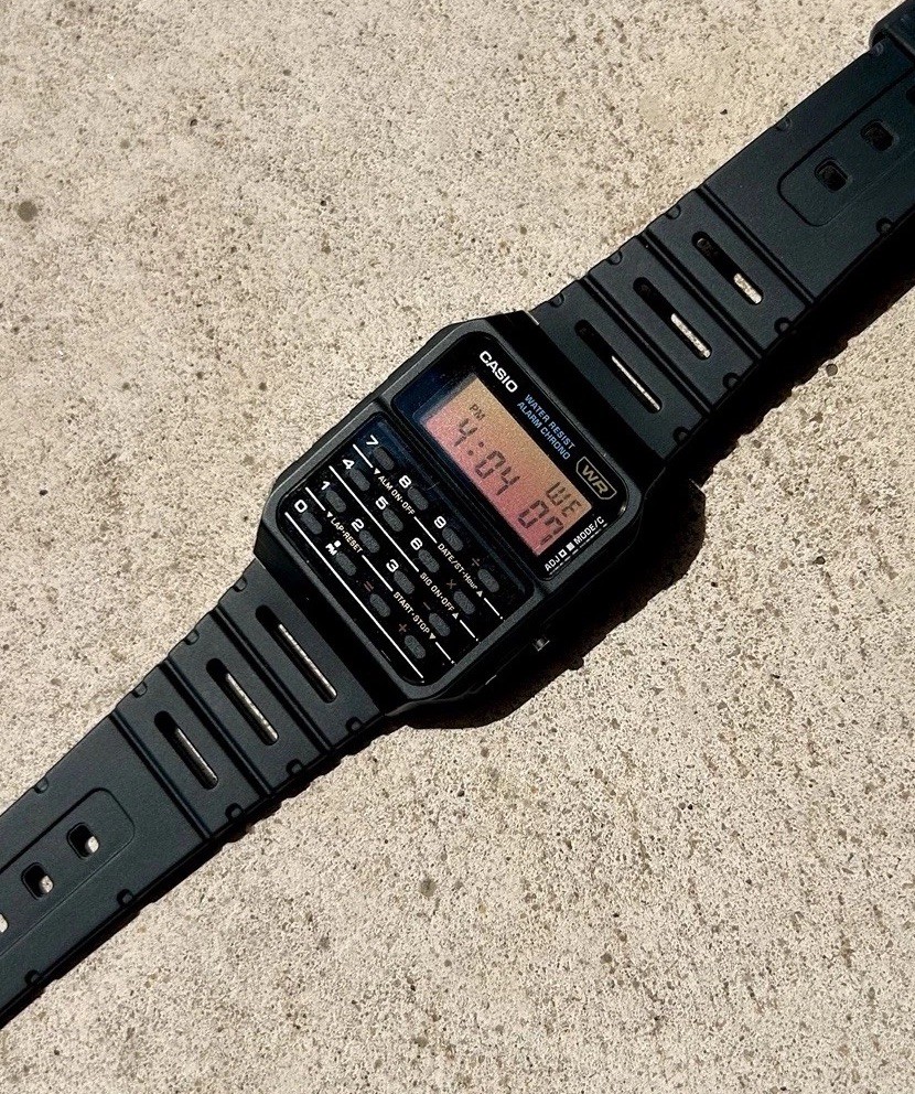 Custom Casio CA53W1 Calculator Watch – Sunset Mod