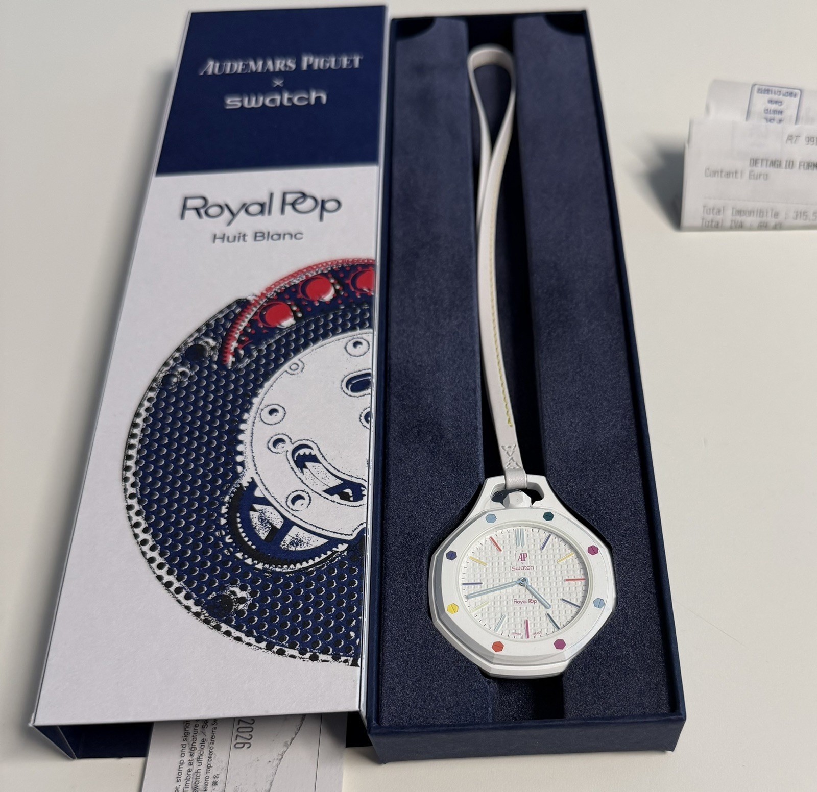 Audemars Piguet Watch Swatch x AP Royal Pop Huit Blanc Pocket Watch