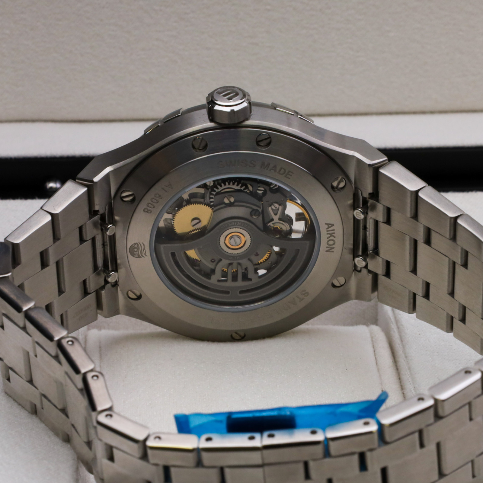 2025 MAURICE LACROIX AIKON SKELETON AI6008-SS00F-031-C UNWORN, Box, Papers