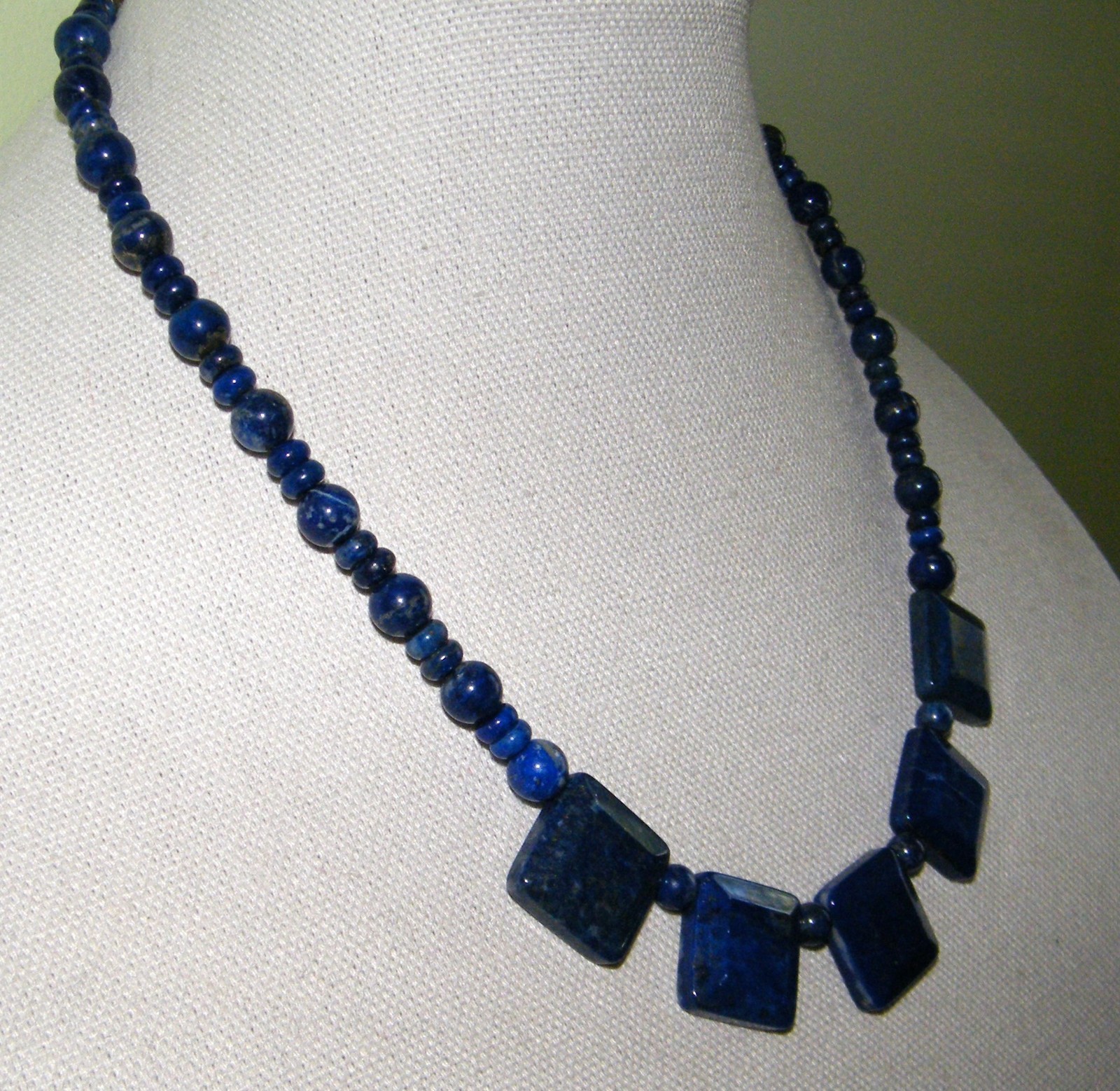 Jay King Mine Finds DTR Blue Lapis Necklace – adjustable 17″ – 20″