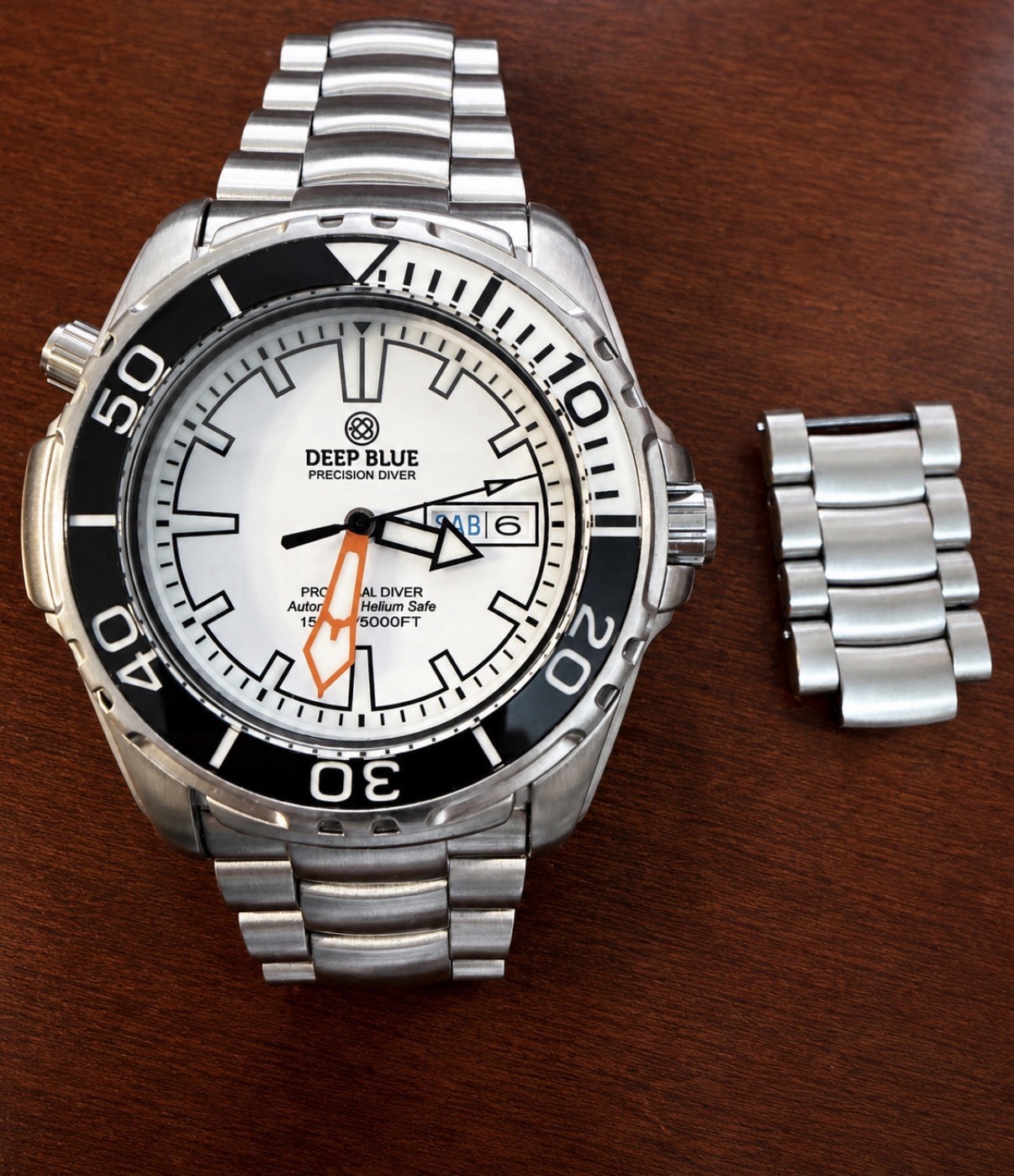 Deep Blue Precision Diver Master /Sapphire Crystal , Automatic Day-Date