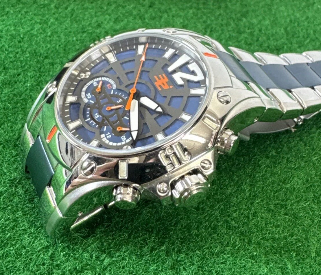 32 Degrees Men’s Watch 0743 45mm Brand New Battery