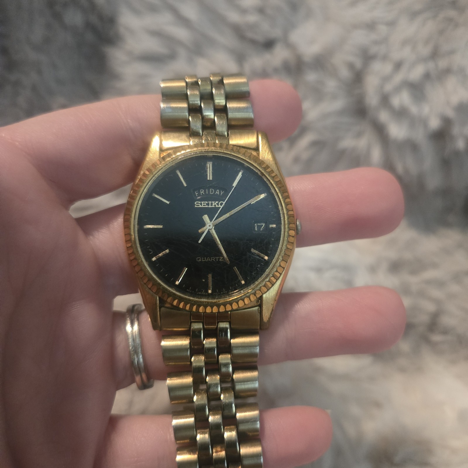 Vintage Seiko Watch 7N43-8111 “Presidential” Model