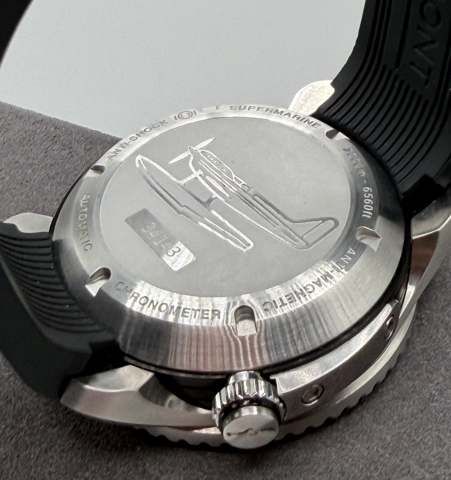 Bremont Supermarine S2000 Men’s Swiss Chromometer Watch – S2000-BK-S
