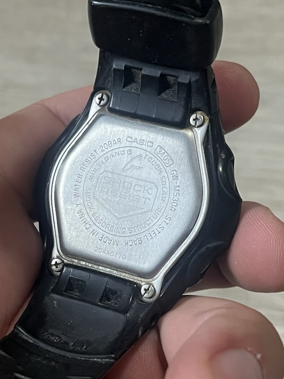 Casio G-Shock 3405 GW-M530A Watch Pre-owned in Great Working Condition