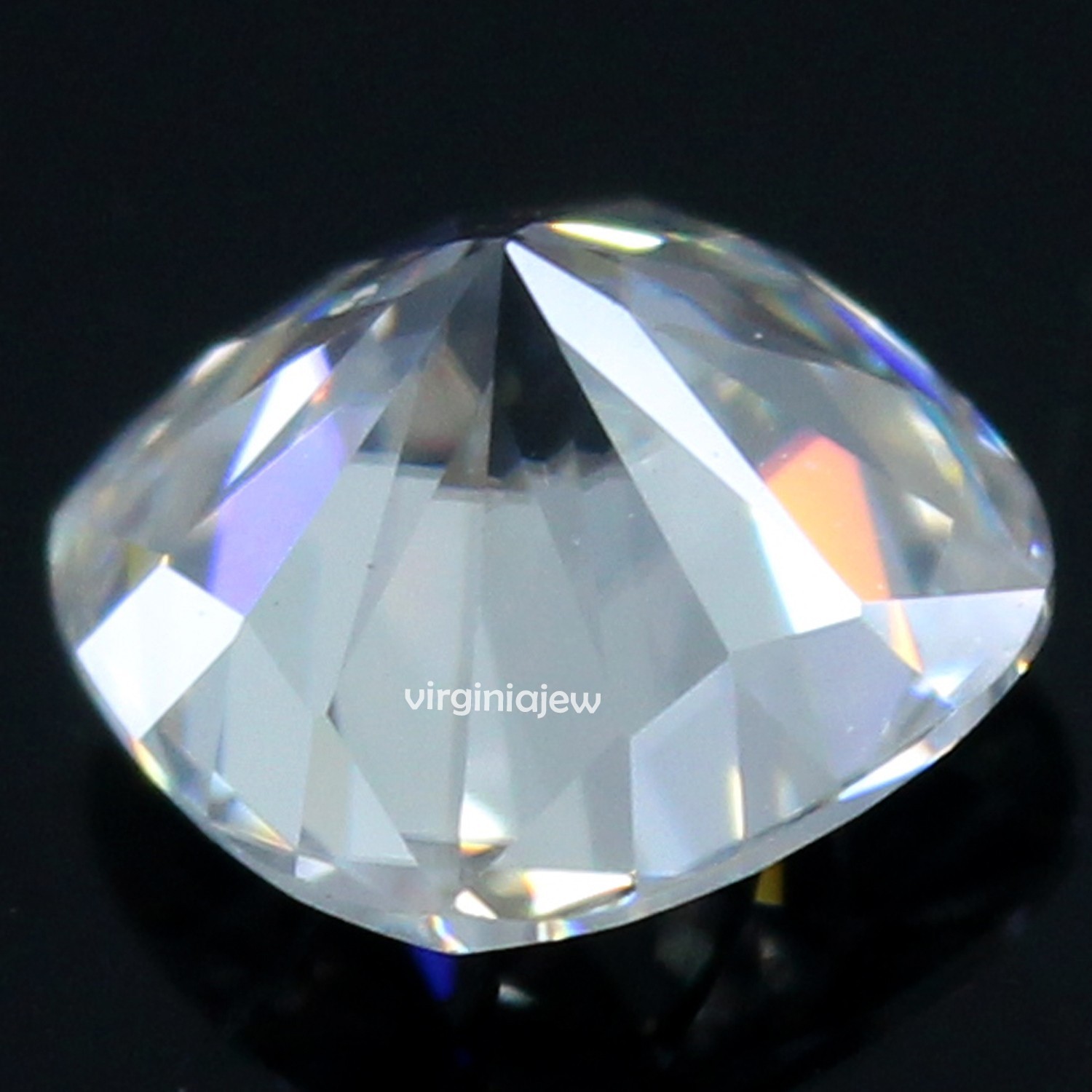 Natural 1.80 Ct D Color VVS1 Clarity Excellent Cut 7.00 MM Cushion White Diamond