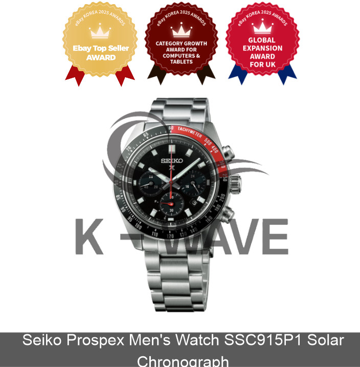 Seiko Prospex Men’s Watch SSC915P1 Solar Chronograph Express
