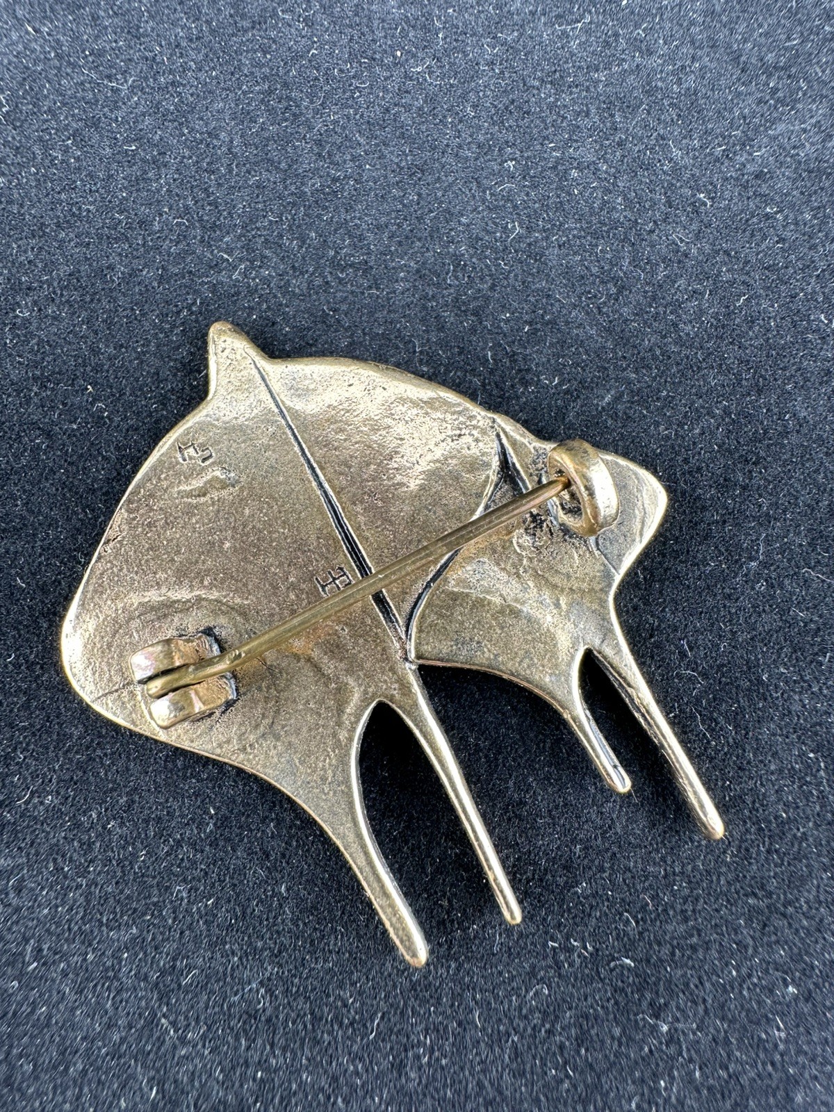 Eivind Hillestad Viking Ships Brooch Signed
