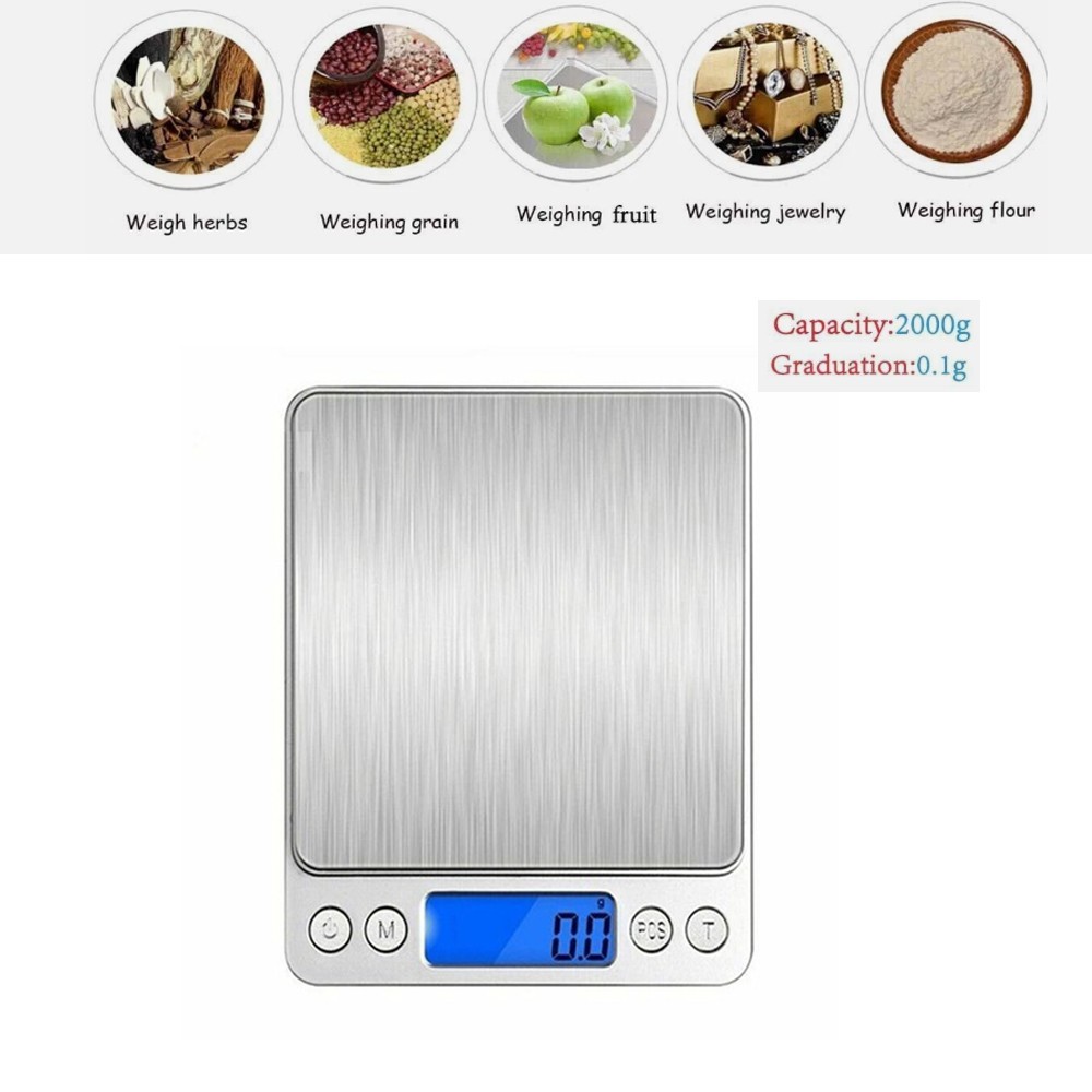 0.01g High Precision Stainless Steel Digital Pocket Jewelry Kitchen Weigh Scale