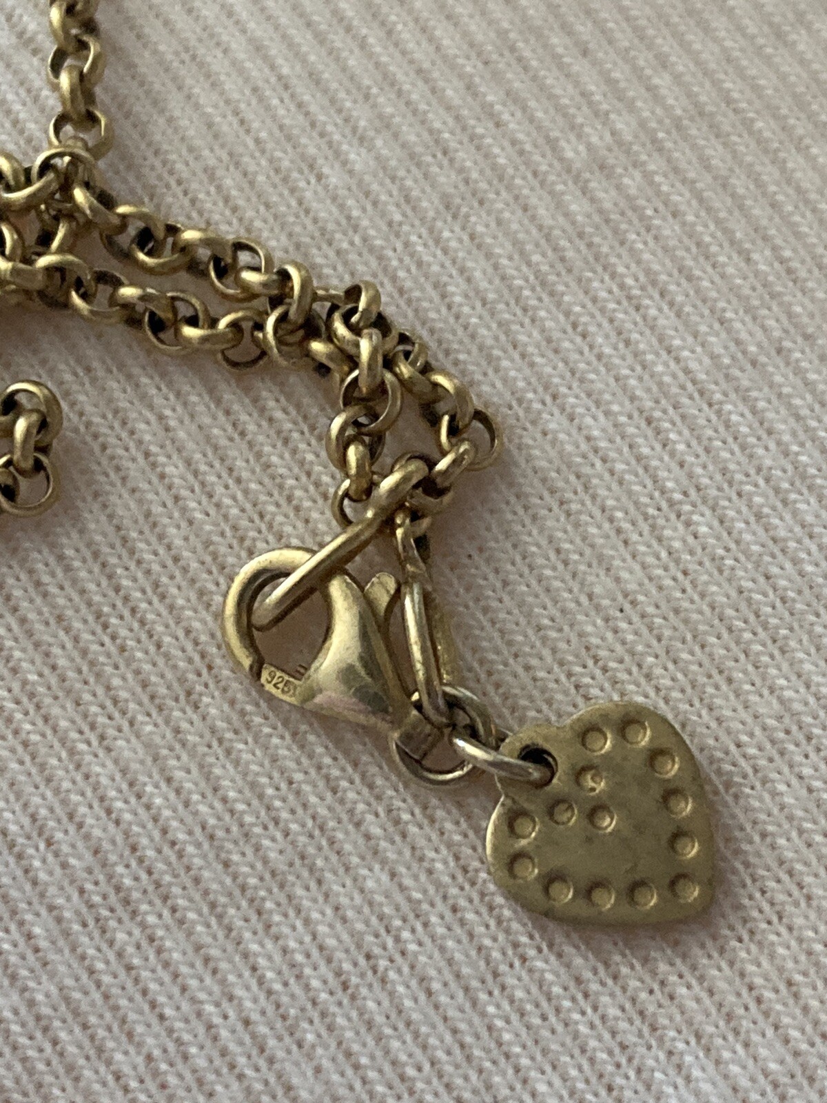 Stella & Dot Liv Multi Charm Necklace Maltese Cross Silver Key From Estate