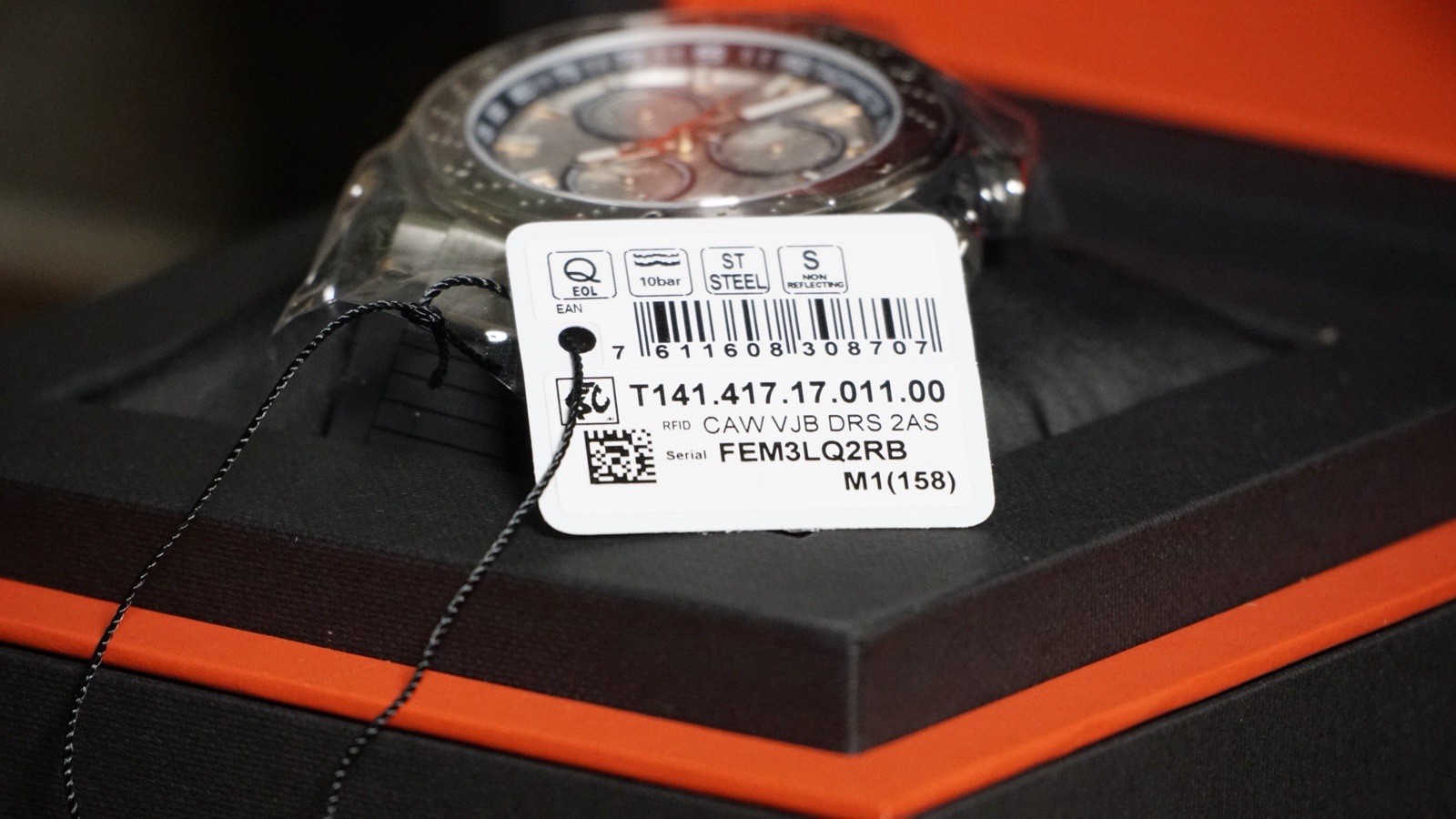 Tissot T-RACE 45MM T141.417.17.011.00 White Dial Men’s Watch