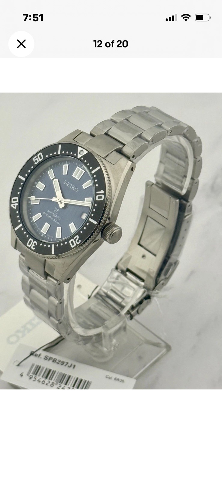 Seiko Prospex Automatic Diver Special Edition Save The Ocean SPB 297J1