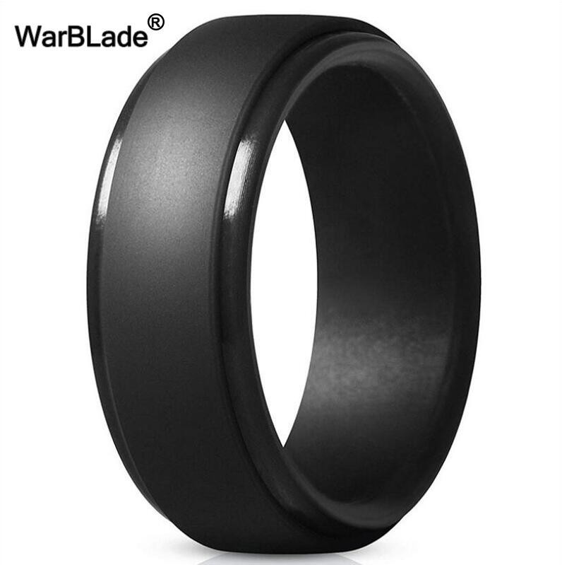 4 Pack Silicone Wedding Engagement Ring Men Women Rubber Band Gym Sports