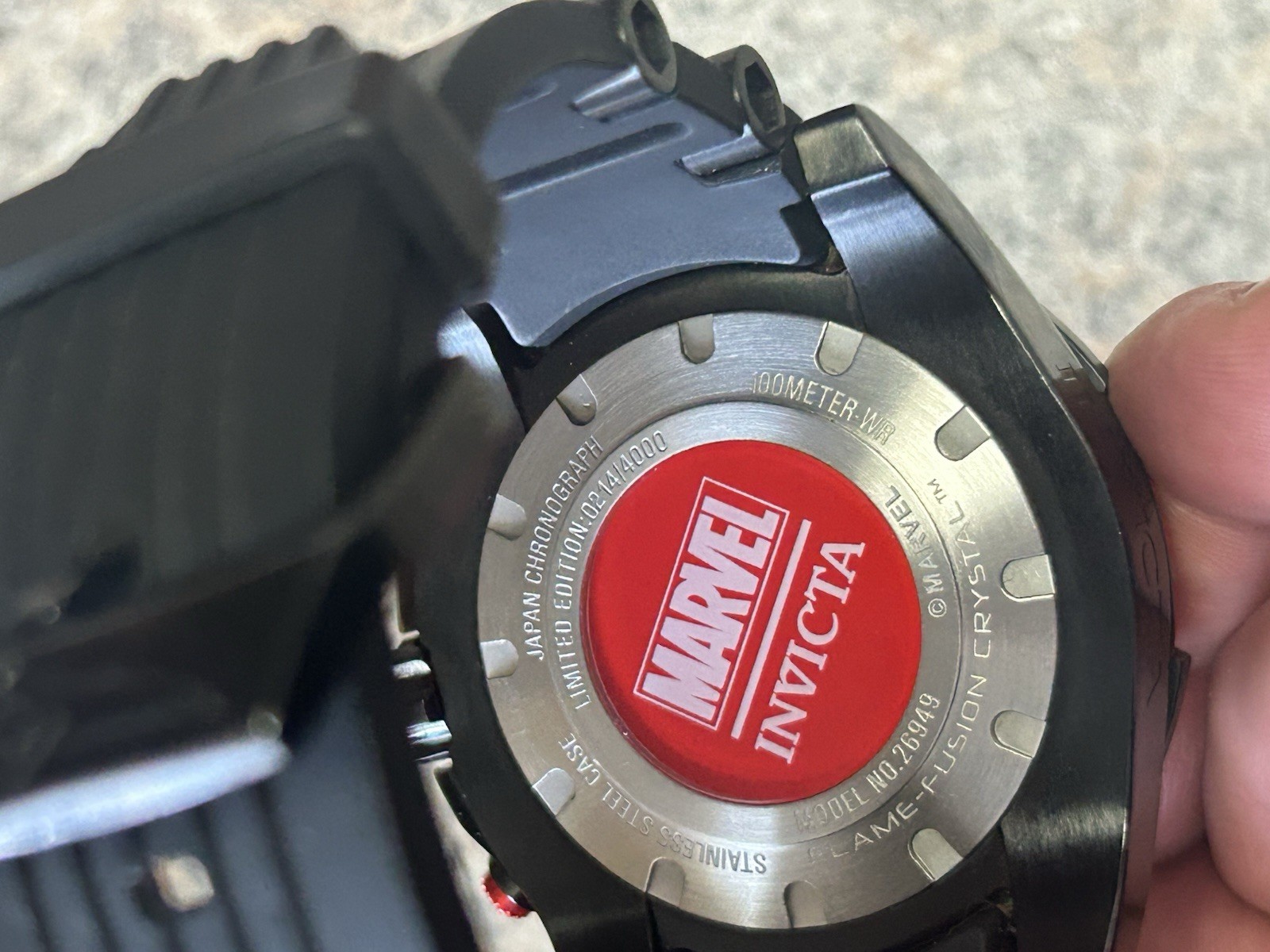 Invicta Marvel Black Widow Limited Edition Watch #214/ 4000 26949