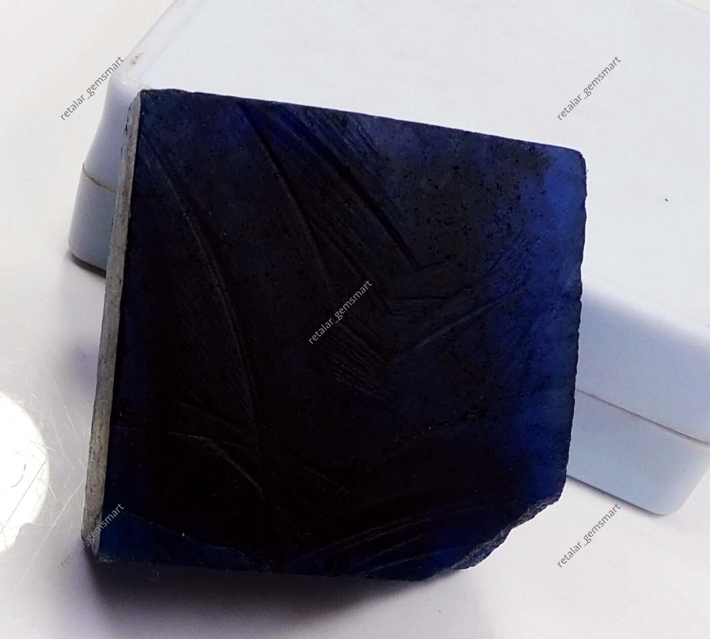 774.00 Ct Natural Translucent Blue Tanzanite Rough Certified Loose Gemstone