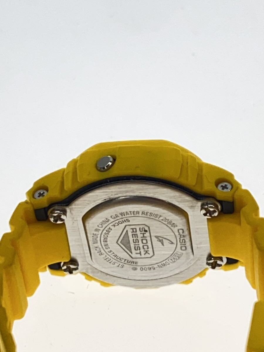 CASIO Quartz Watch Digital Rubber YLW DWN 5600 Ring Watch G SHOCK nano