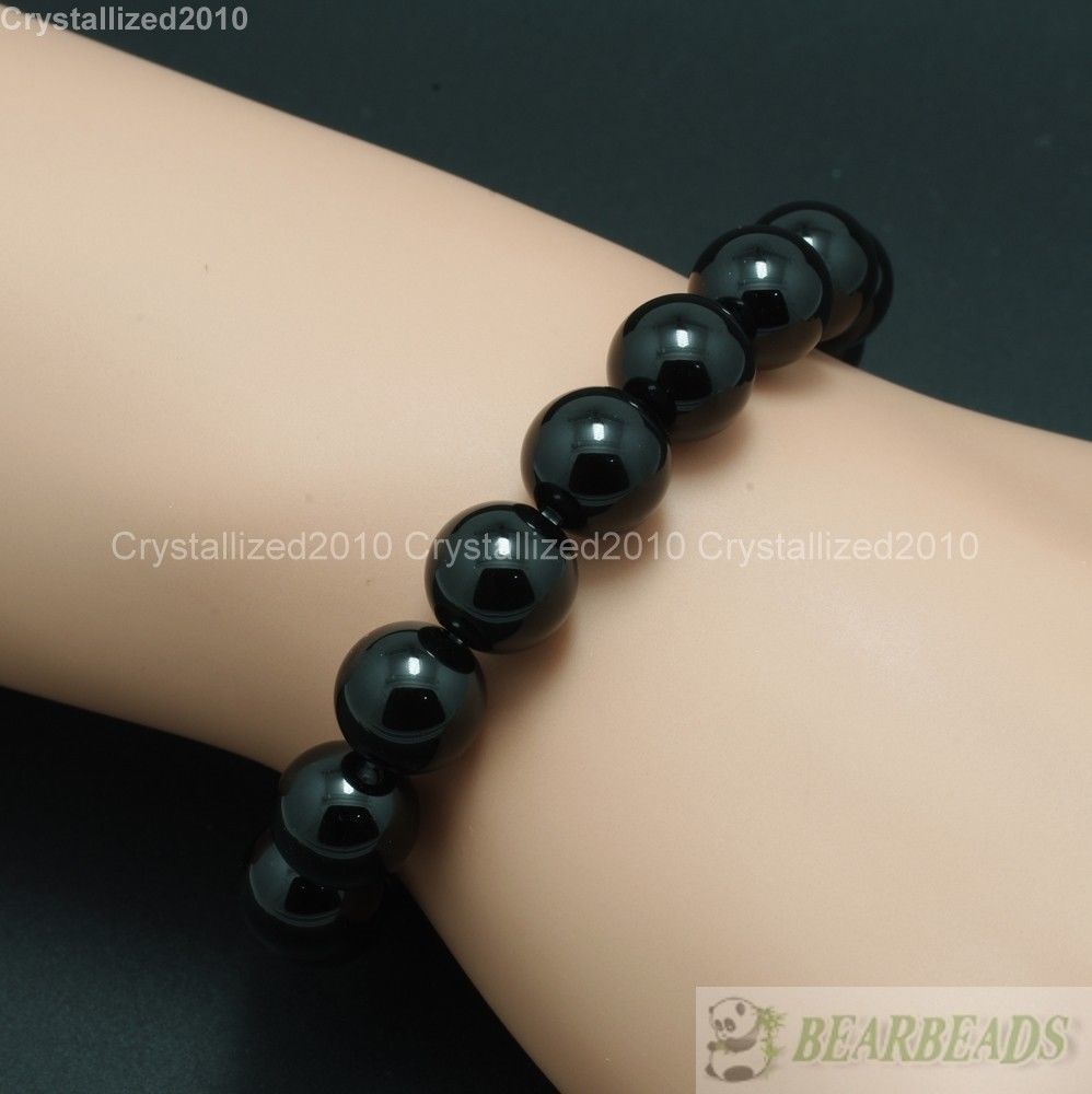 Handmade 6mm Mixed Natural Gemstone Round Beads Stretchy Bracelet Healing Reiki