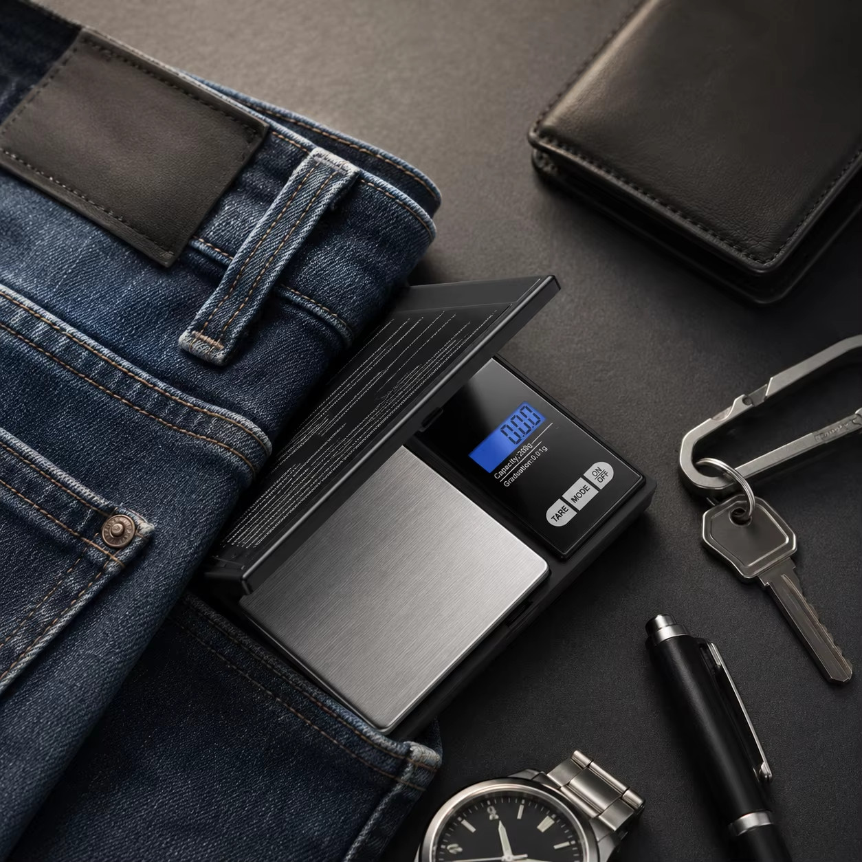200g x 0.01g Mini Digital Pocket Scale for Gold Jewelry Precision