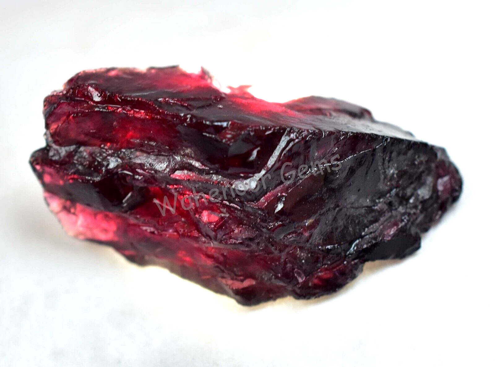 45.00 Ct Natural Red Brown Painite Rough Facet Top Quality Mogok AGL Certified