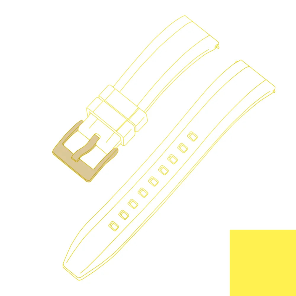 Quick Release FKM Rubber Watch Band 18 19 20 21 22 23 24mm Silicone Watch Strap