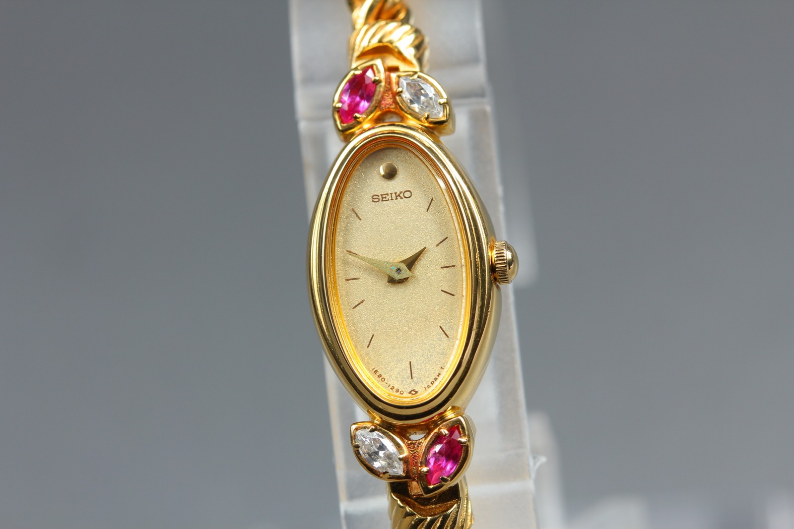 [MINT] Vintage Seiko Tisse 1E20-5760 Gold Rhinestone Quartz Women’s Watch Japan