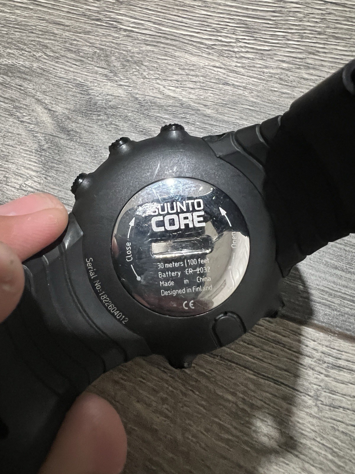 SUUNTO Core All Black Digital Quartz Watch In Good Condition
