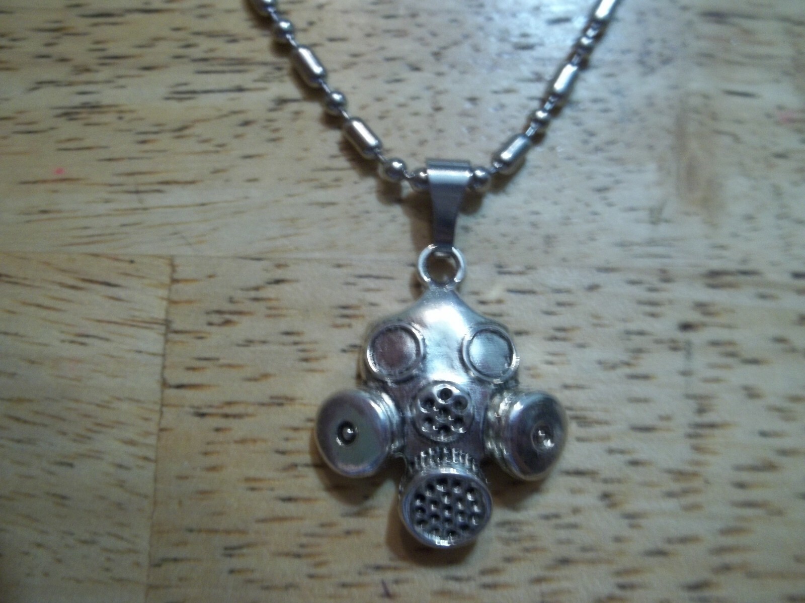 GAS MASK Necklace Stainless Chain