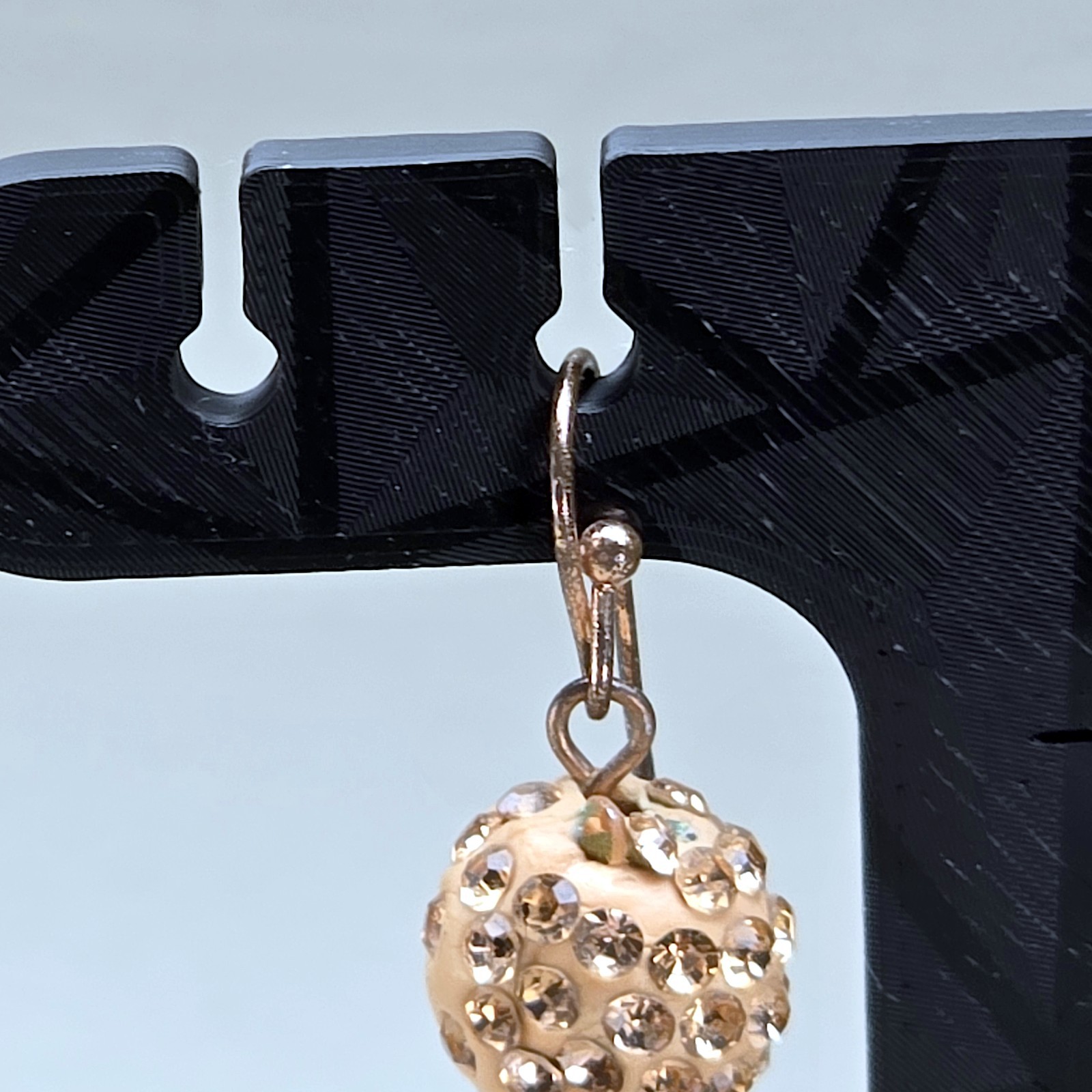 Earring Display Stand Clip On Pierced Jewelry Holder Reseller Photo Scale Slots
