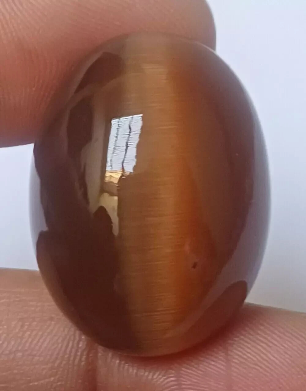 Large Natural Tiger’s Eye 53.45 Ct Oval Cabochon Loose Gemstone 4 Ring & Pendant