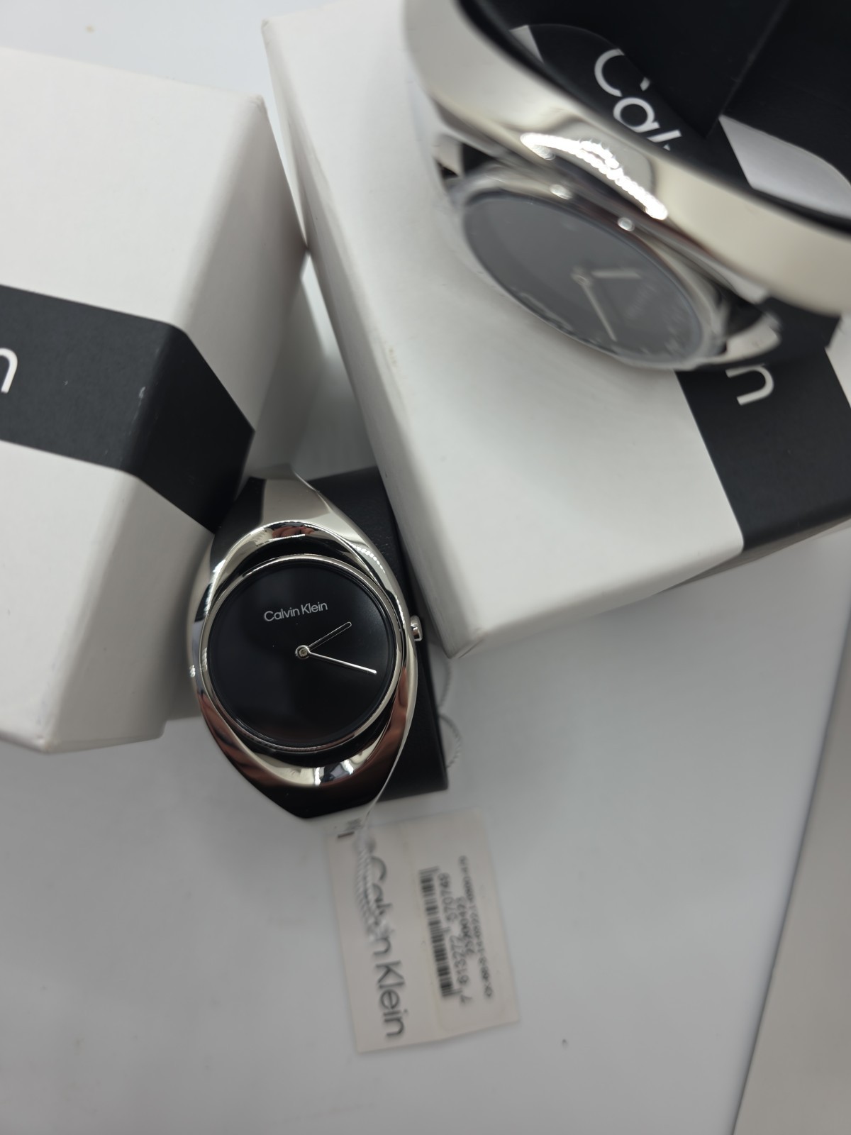 Calvin Klein Women’s Stainless Steel Tapered Bangle Watch 33mm