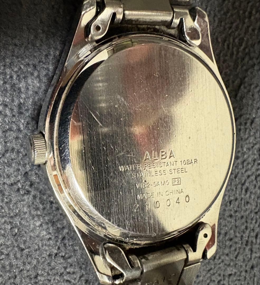 ALBA SEIKO Japanese-made metal band women’s watch