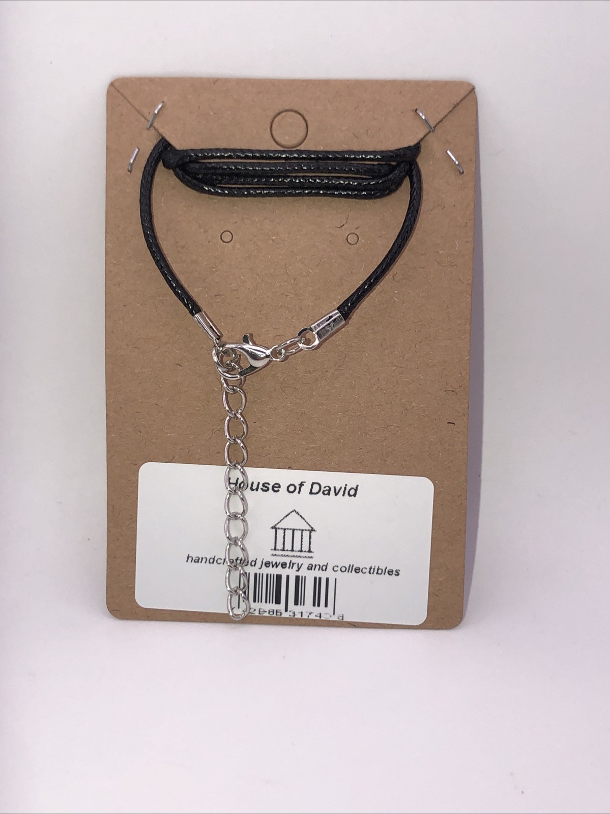House Of David Handmade Artesian Cross Necklace Peach Color One Of A Kind 18 in