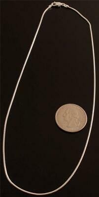 18 inch – 1.2mm Round Chain – Italian Silver Chain ZL11F