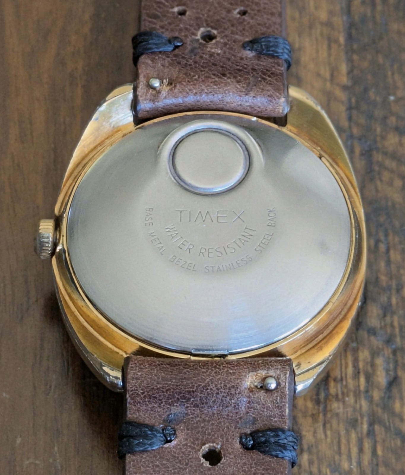Vtg Timex Electric Dynabeat Men’s Watch Day/Date 37.5mm